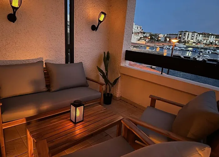 T2 - 4 Pers - Terrasse Avec Vue Sur Port - Fr-1-195-113 Διαμέρισμα Le Barcarès